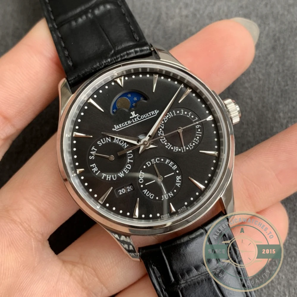 Replica Jaeger-LeCoultre Master Ultra Thin 39mm Black Dial - Affordable Luxury Replica Timepiece