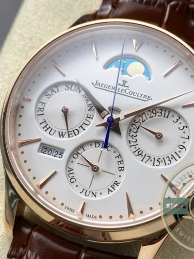 Replica Jaeger-LeCoultre Master Ultra Thin 39mm White Dial - Premium Super Clone Watch