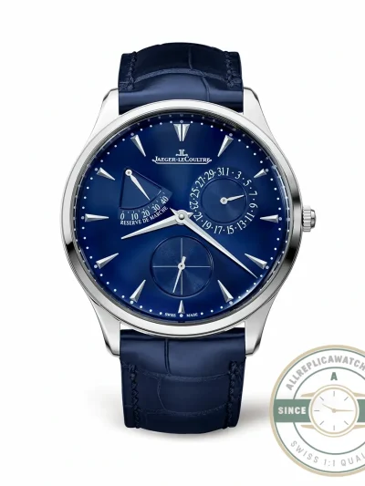 Replica Jaeger-LeCoultre Master Ultra Thin Réserve de Marche Blue Dial - Top-Tier Swiss Replica Watch