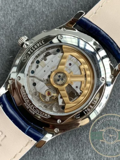 Replica Jaeger-LeCoultre Master Ultra Thin Réserve de Marche Blue Dial - Budget Luxury Replica Watch