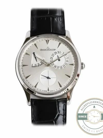 Replica Jaeger-LeCoultre Master Ultra Thin Réserve de Marche Silver Dial - Top-Tier Swiss Replica Watch