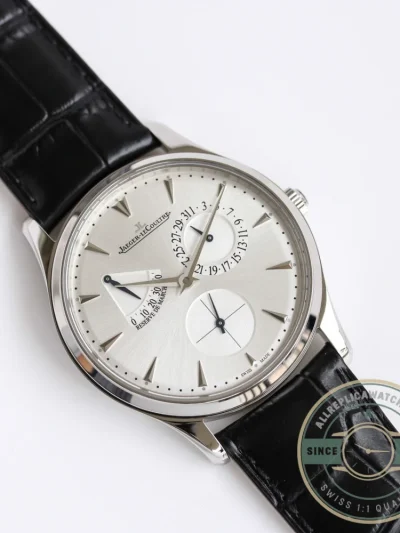 Replica Jaeger-LeCoultre Master Ultra Thin Réserve de Marche Silver Dial - Best Quality Replica Watch