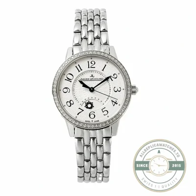 29mm steel Rendez-Vous on its polished bracelet, photographed flat against white