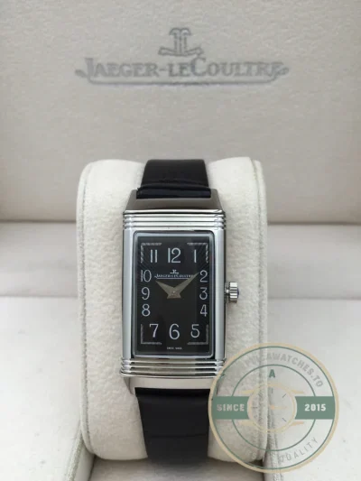 Replica Jaeger-LeCoultre Reverso 40mm x 20mm Black Dial - Premium Super Clone Watch