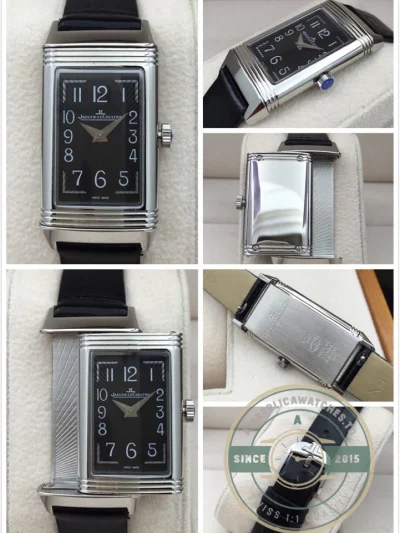 Replica Jaeger-LeCoultre Reverso 40mm x 20mm Black Dial - Swiss-Made Clone Watch
