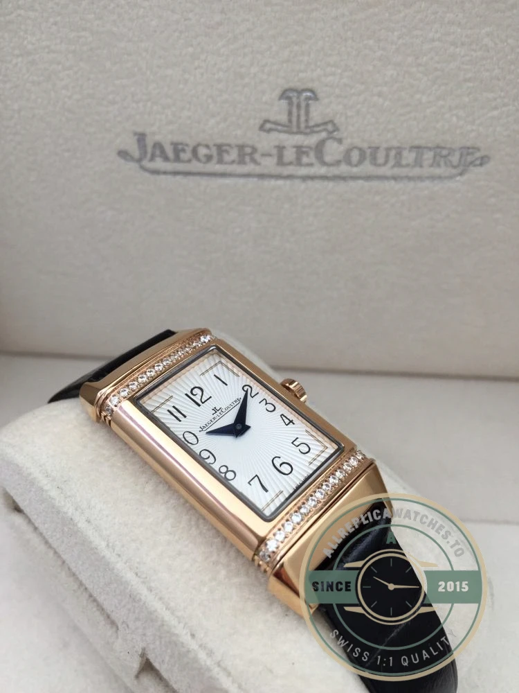 Replica Jaeger-LeCoultre Reverso Rose Gold Diamonds - Affordable Luxury Replica Timepiece