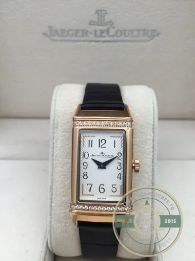 Replica Jaeger-LeCoultre Reverso Rose Gold Diamonds - Top-Tier Swiss Replica Watch