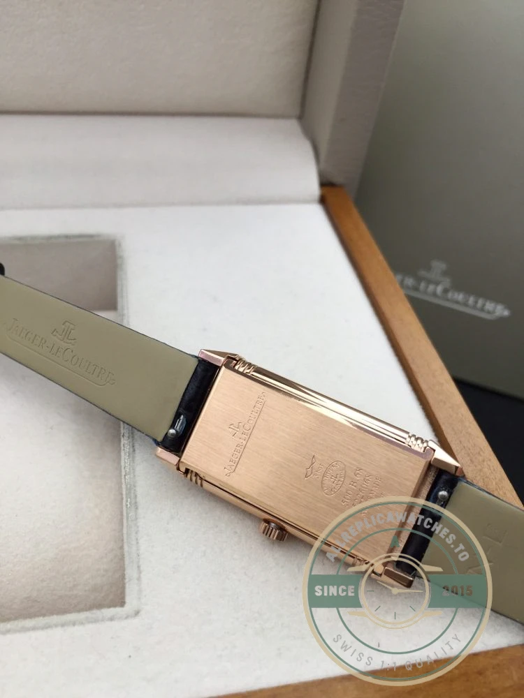 Replica Jaeger-LeCoultre Reverso Rose Gold Diamonds - Luxury Replica Watch