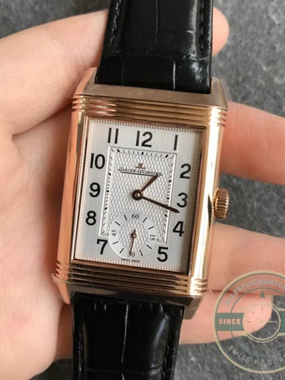 Replica Jaeger-LeCoultre Reverso Tribute A854A 30x47mm Rose Gold - Swiss Movement Replica Watch