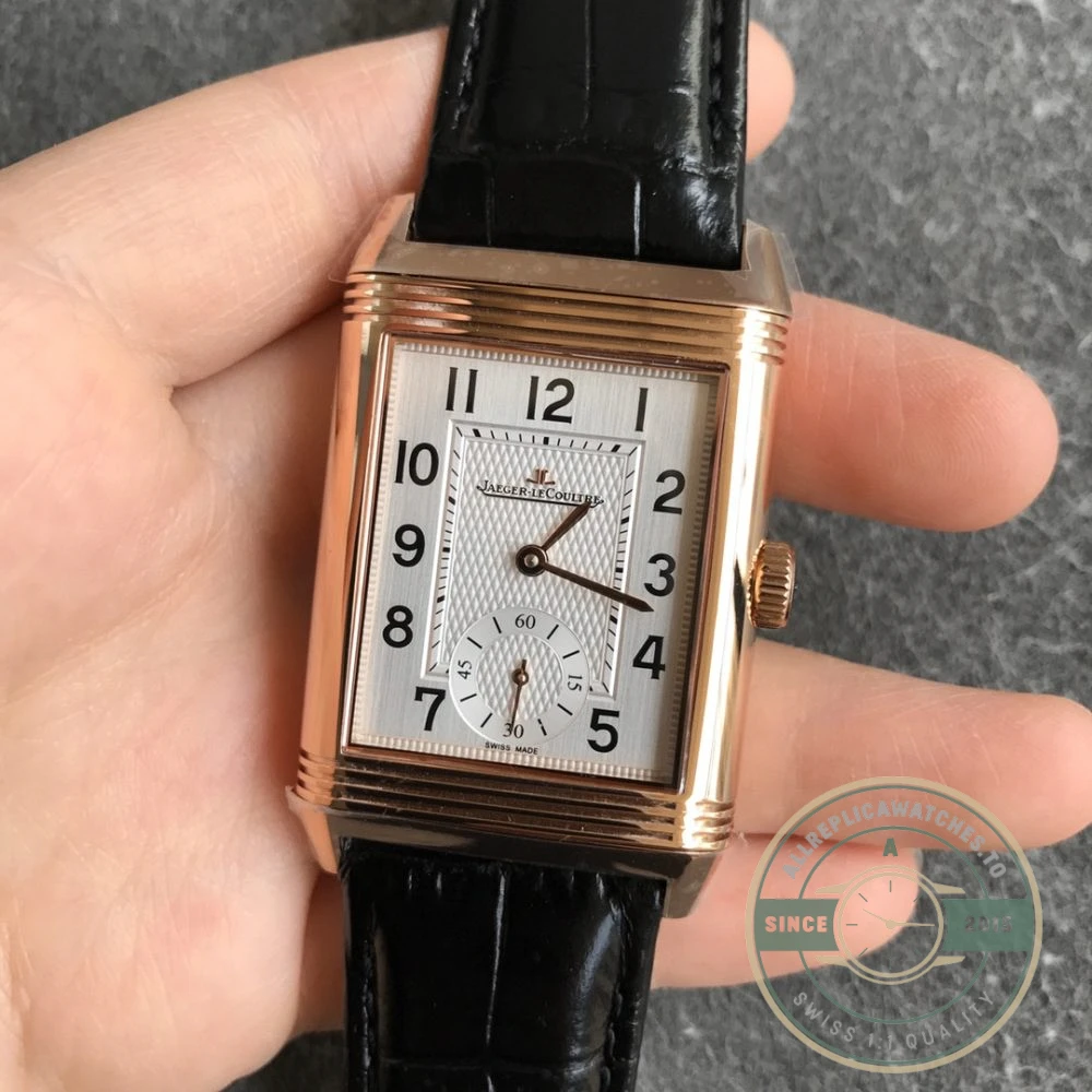 Replica Jaeger-LeCoultre Reverso Tribute A854A 30x47mm Rose Gold - Swiss Movement Replica Watch