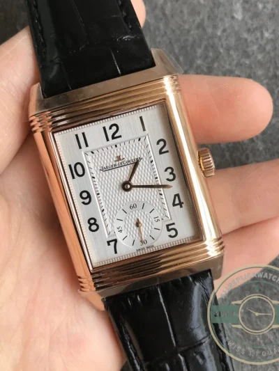 Replica Jaeger-LeCoultre Reverso Tribute A854A 30x47mm Rose Gold - Affordable Luxury Replica Timepiece