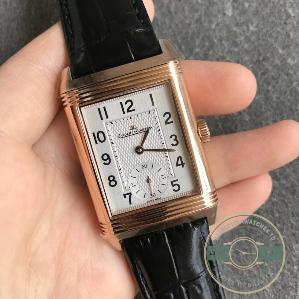 Replica Jaeger-LeCoultre Reverso Tribute A854A 30x47mm Rose Gold - Affordable Luxury Replica Timepiece