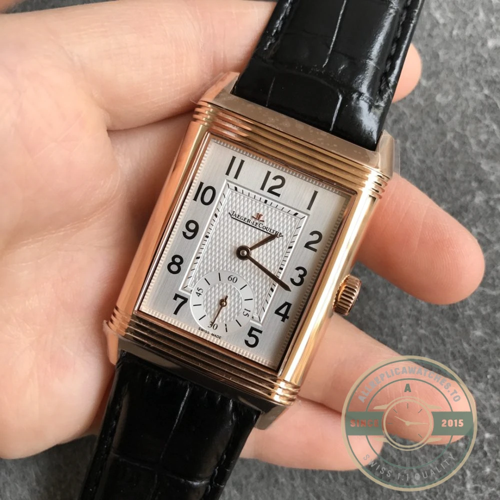 Replica Jaeger-LeCoultre Reverso Tribute A854A 30x47mm Rose Gold - Premium Super Clone Watch