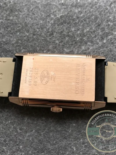 Replica Jaeger-LeCoultre Reverso Tribute A854A 30x47mm Rose Gold Square Dial - Swiss-Made Clone Watch