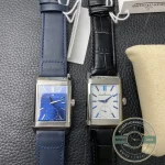 Reverse face of the JLC Reverso Tribute Duoface replica, second dial shown with the case flipped over