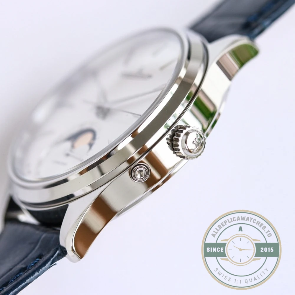 Replica Jaeger-LeCoultre Ultra-Thin Master Series 1368482 Blue Strap - Affordable Luxury Replica Timepiece