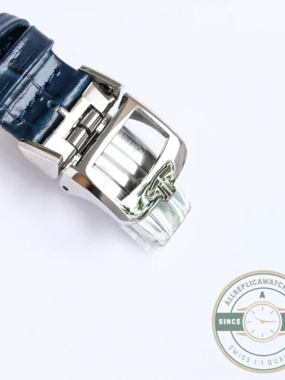 Replica Jaeger-LeCoultre Ultra-Thin Master Series 1368482 Blue Strap - Luxury Replica Watch