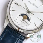Steel crown at 3 o'clock on the case band of the Master Ultra Thin Moon 39 super clone