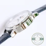 Polished lugs and strap attachment of the JLC Master Ultra Thin replica 1368482