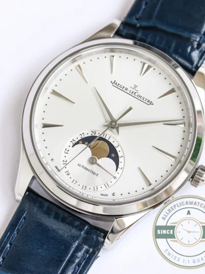 Replica Jaeger-LeCoultre Ultra-Thin Master Series 1368482 Blue Strap - Budget Luxury Replica Watch