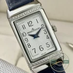 Reversed side of the replica Reverso showing the plain steel back held inside the cradle frame