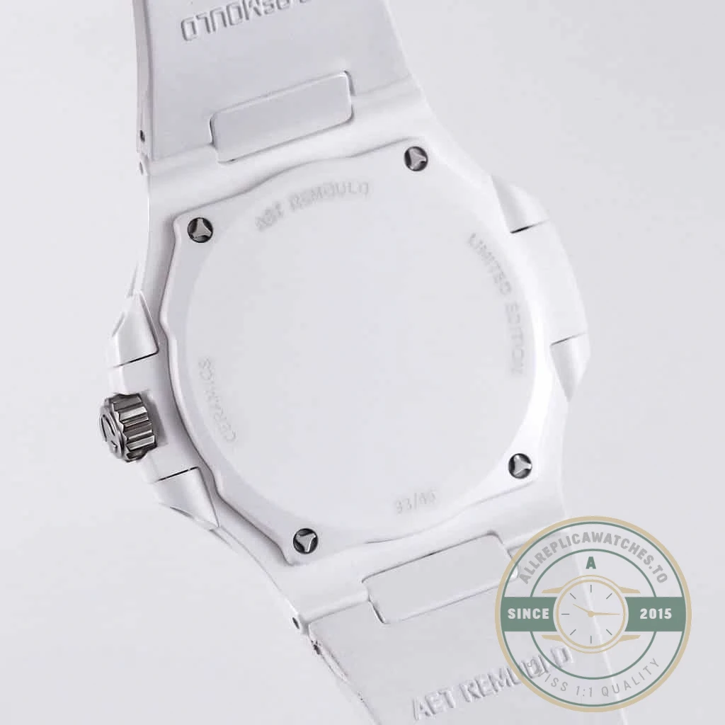 Replica Nautilus 5711/1A-018 Patek Philippe 40 mm, Rubber Strap White Dial - High-Grade Replica Watch