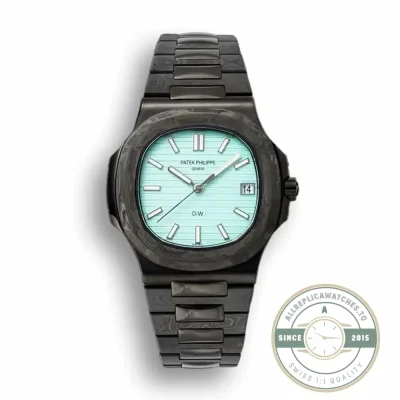 Replica Nautilus 5711/1A Patek Philippe Carbon 40 mm, Black Carbon - Budget Luxury Replica Watch