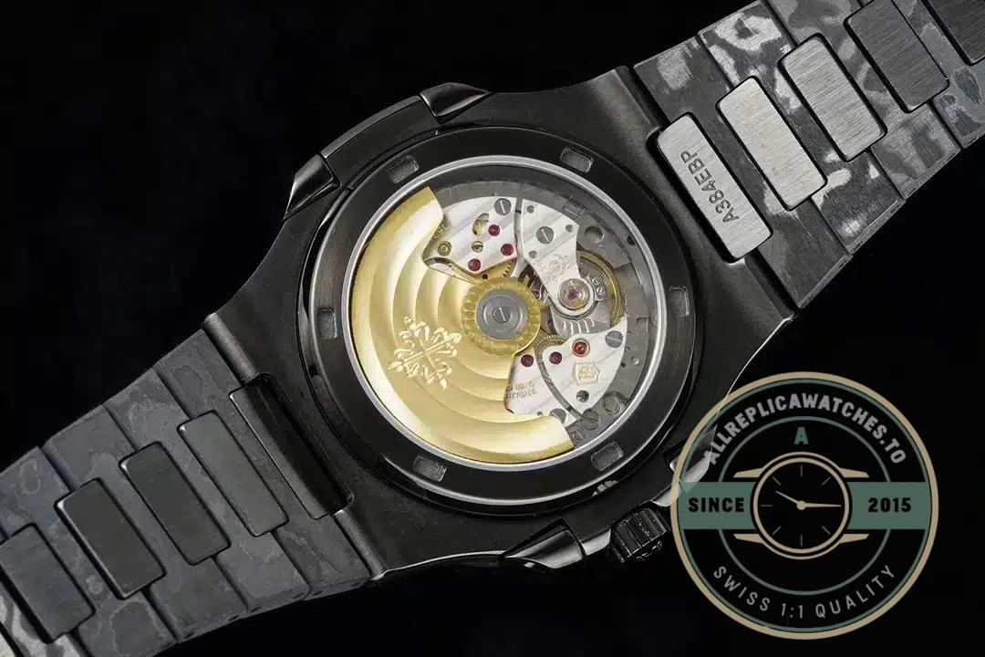 Replica Nautilus 5711/1A Patek Philippe Carbon 40 mm, Black Carbon - 1:1 Swiss Replica Watch