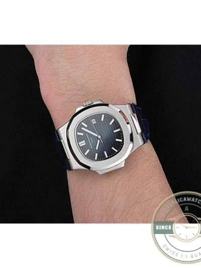 Replica Nautilus 5711/1P Patek Philippe Dial Black 40 mm, Stainless Steel - Budget Luxury Replica Watch