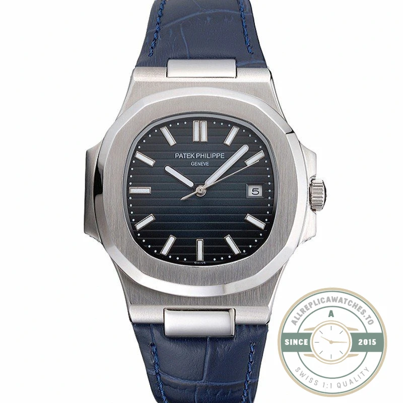 Replica Nautilus 5711/1P Patek Philippe Dial Black 40 mm, Stainless Steel - Swiss Movement Replica Watch