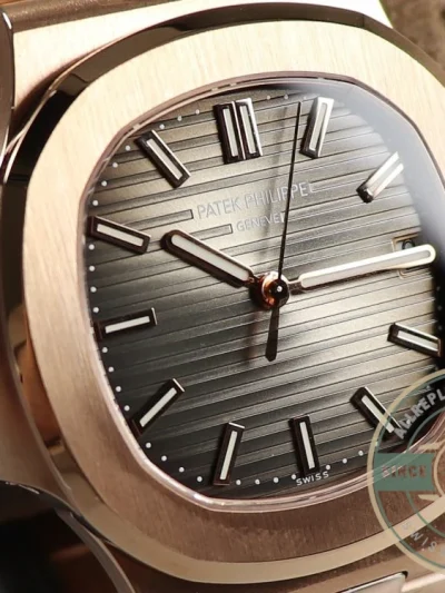 Replica Nautilus 5711/1R-001 Patek Philippe 40 mm, Rose Gold, Grey Dial - Best Quality Replica Watch