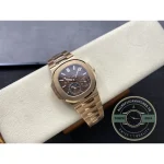 Replica Nautilus 5712/1R-001 Patek Philippe Moon phases 40 mm, Rose gold, Brown Dial - Luxury Replica Watch