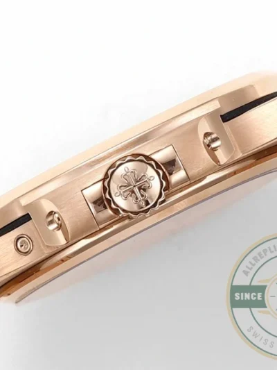 Replica Nautilus 5712R-001 Patek Philippe Moon phases. 40 mm, Rose gold, Black Dial - Top-Tier Swiss Replica Watch