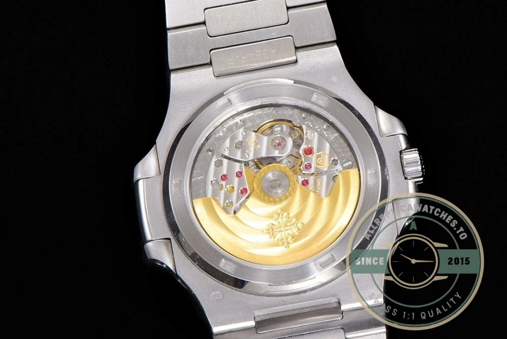 Replica Nautilus 5719/10G Patek Philippe 40 mm, Pink Baguette Diamonds - Budget Luxury Replica Watch