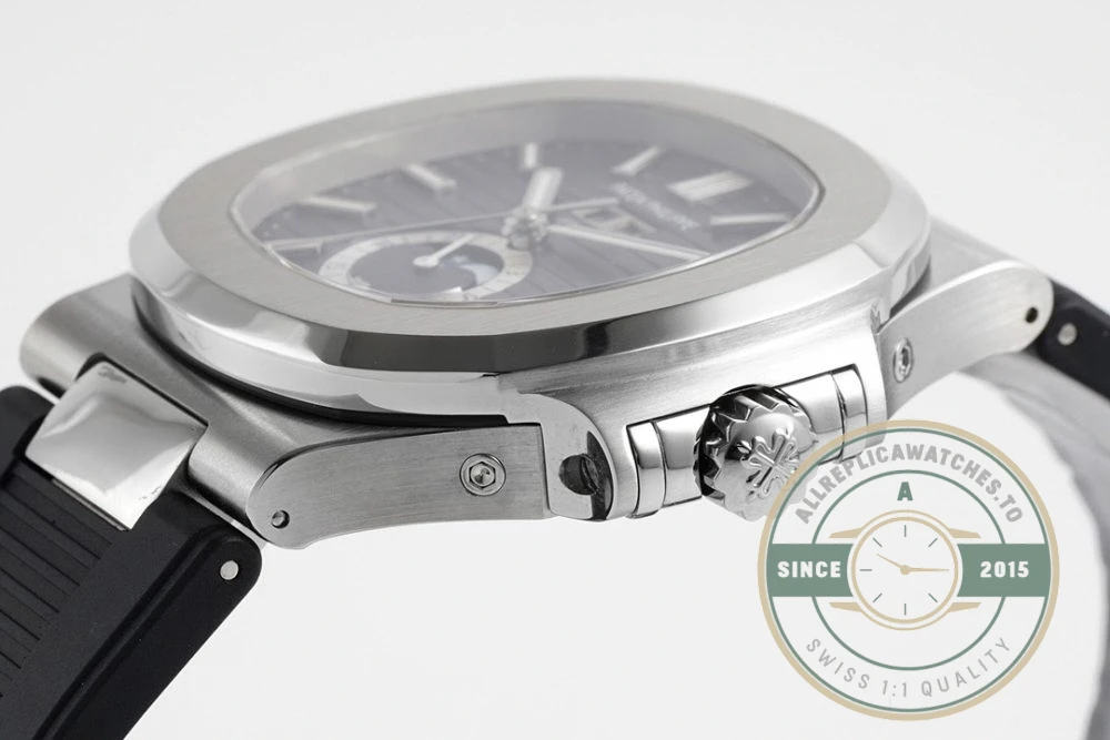 Replica Nautilus 5726/1A Annual Calendar, Moon phases 40.5 mm, Steel, Black Dial - 1:1 Swiss Replica Watch
