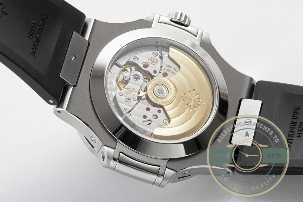 Replica Nautilus 5726/1A Annual Calendar, Moon phases 40.5 mm, Steel, Black Dial - Swiss Movement Replica Watch
