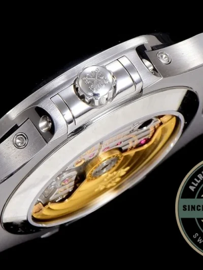 Replica Nautilus 5726A-001 Patek Philippe Annual Calendar, Moon phases. 40.5 mm, Steel, Dark Dial - Top-Tier Swiss Replica Watch