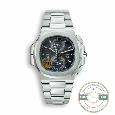 Replica Nautilus 5990R-003 Travel Time 40.5mm Grey Dial - 1:1 Swiss Replica Watch