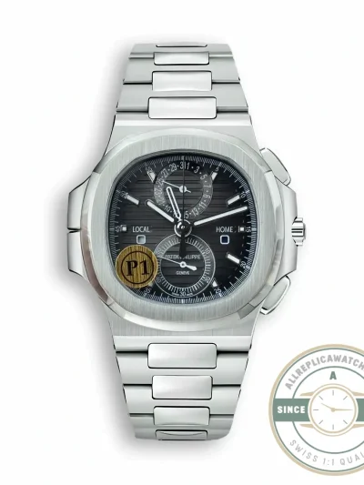 Replica Nautilus 5990R-003 Travel Time 40.5mm Grey Dial - 1:1 Swiss Replica Watch