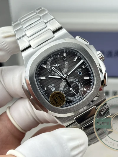 Replica Nautilus 5990R-003 Travel Time 40.5mm Grey Dial - Swiss-Made Clone Watch