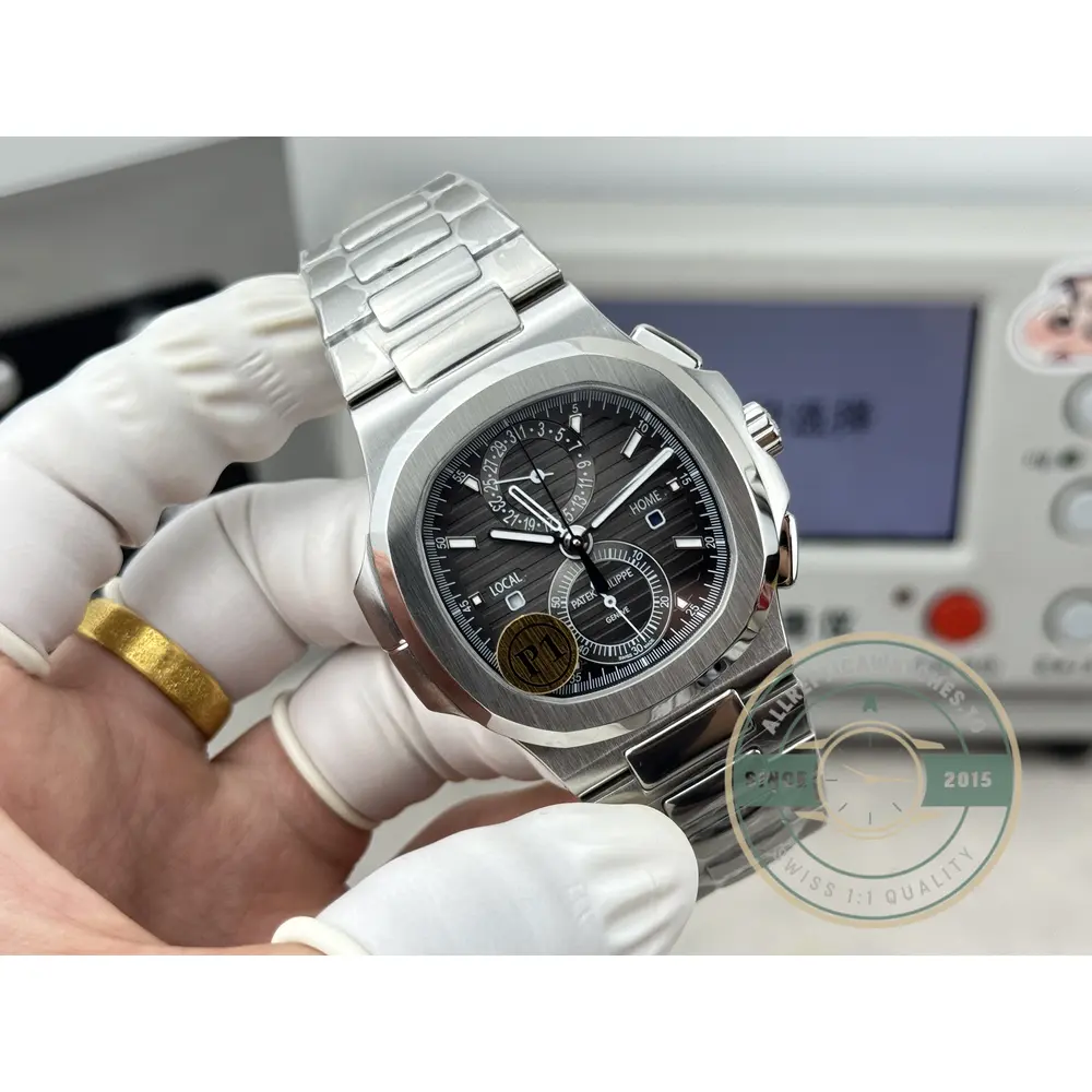 Replica Nautilus 5990R-003 Travel Time 40.5mm Grey Dial - Swiss-Made Clone Watch