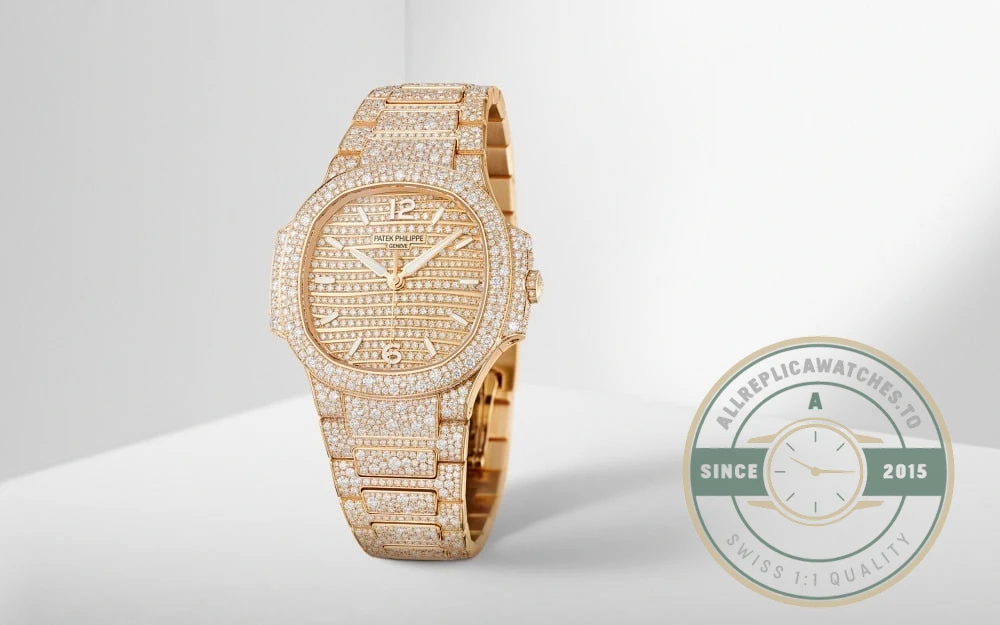 Replica Nautilus 7118/1450R-001 Patek Philippe “Ladies Automatic” 35.2 mm, Rose gold - Best Quality Replica Watch