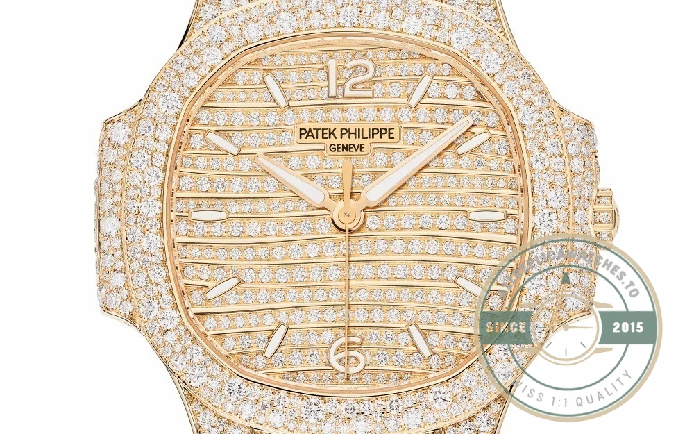Replica Nautilus 7118/1450R-001 Patek Philippe “Ladies Automatic” 35.2 mm, Rose gold - Factory Super Clone Watch