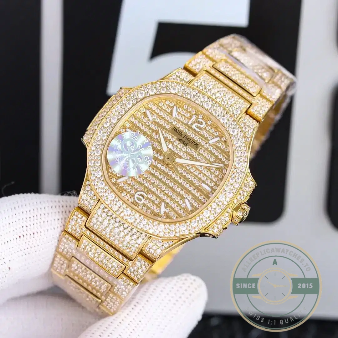 Replica Nautilus 7118/1450R-001 Patek Philippe “Ladies Automatic” 35.2 mm, Rose gold - Affordable Super Clone Watch