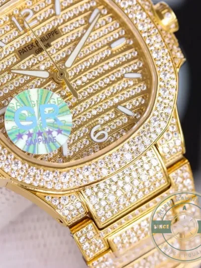 Replica Nautilus 7118/1450R-001 Patek Philippe “Ladies Automatic” 35.2 mm, Rose gold - Luxury Replica Watch