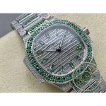 Replica Nautilus 7118/1453G-003 Patek Philippe “Ladies Automatic” 35.2 mm, Green Diamonds - Budget Luxury Replica Watch