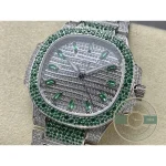 Replica Nautilus 7118/1453G-003 Patek Philippe “Ladies Automatic” 35.2 mm, Green Diamonds - Luxury Replica Watch