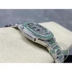Replica Nautilus 7118/1453G-003 Patek Philippe “Ladies Automatic” 35.2 mm, Green Diamonds - Luxury Replica Watch