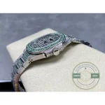 Replica Nautilus 7118/1453G-003 Patek Philippe “Ladies Automatic” 35.2 mm, Green Diamonds - Swiss Movement Replica Watch