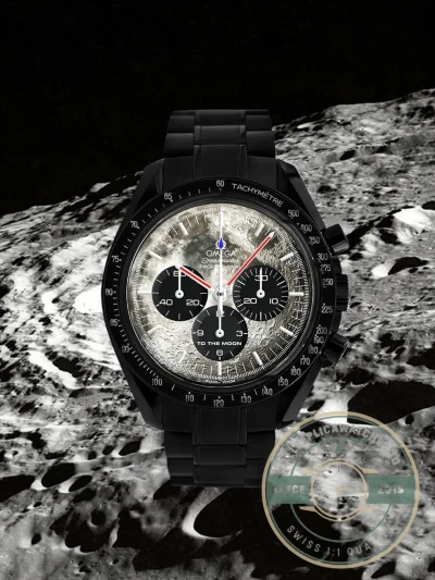 Replica Omega Black Speedmaster Planetary Limited Edition - Top-Tier Swiss Replica Watch
